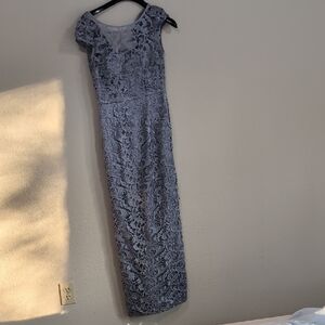 Adrianna Papell Elegant Gray Dress